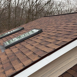 New Skylights Remove Power Fan and Replace Metal Facia 1